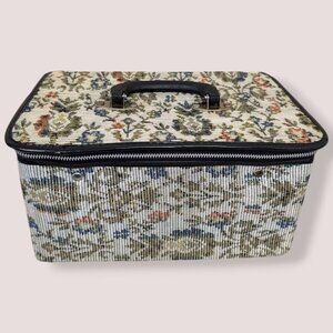 Vintage Tapestry Folding Storage Case